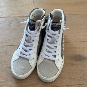 Vintage Havana Dayna High Top Sneakers in Light Camouflage Size 8